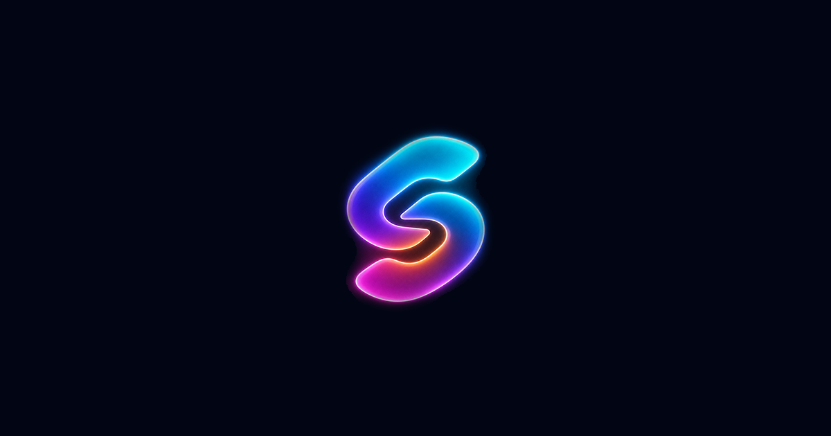 Supercharger logo on a dark background